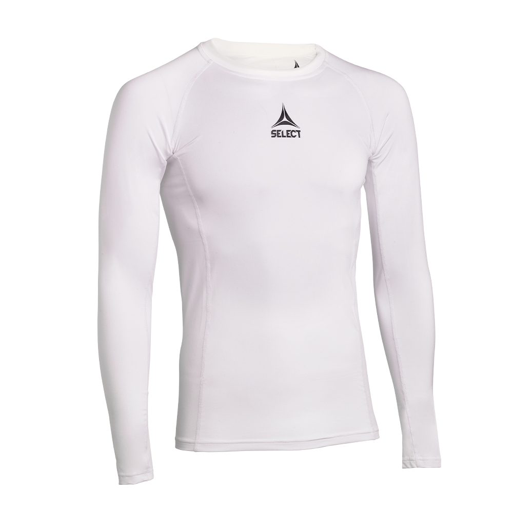 POLERA DE COMPRESION MANGA LARGA BLANCA - Imagen 3
