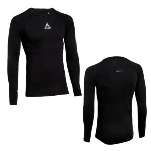 POLERA DE COMPRESION MANGA LARGA NEGRA