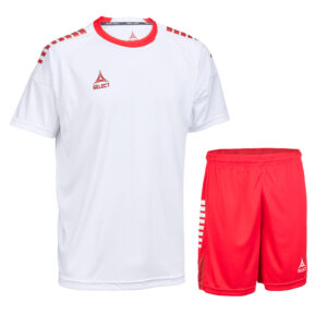KIT ESPAÑA VARON BLANCO/ROJO V25